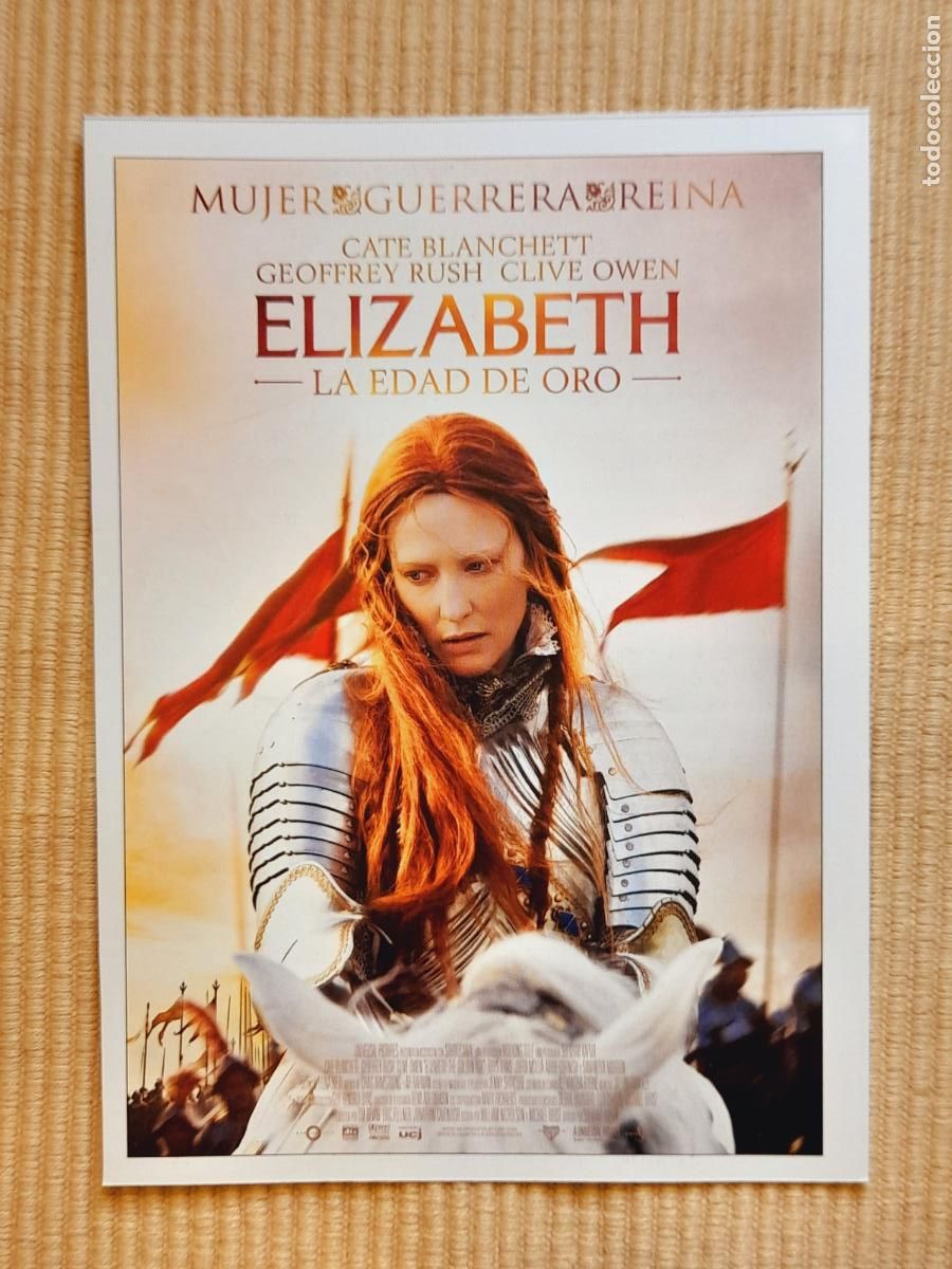 Cine: FICHA CINE HISTORIA. ELIZABETH, LA EDAD DE ORO (2007 Shekhar Kapur) Cate Blanchett