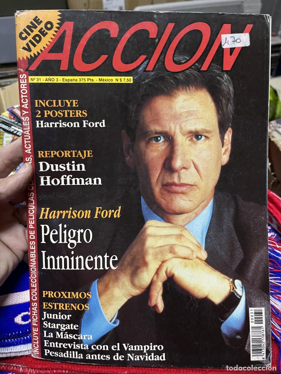 Cine: REVISTA CINE ACCION # 31 DUSTIN HOFFMAN HARRISON FORD PELIGRO INMINENTE SIN POSTER