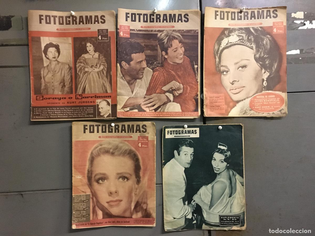 Cinema: AER62 FOTOGRAMAS LOTE 5 REVISTAS ESPA&Ntilde;OLAS 1958