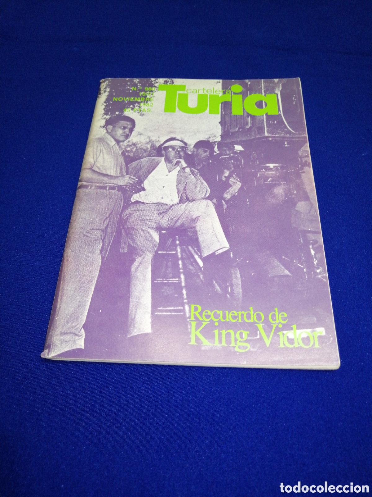 Cin&eacute;ma: CARTELERA TURIA N&Uacute;MERO 980 A&Ntilde;O 1982 - PUBLICIDAD DISCOTECA TRES TRISTES TIGRES-LA PLAZA DEL DIAMANT