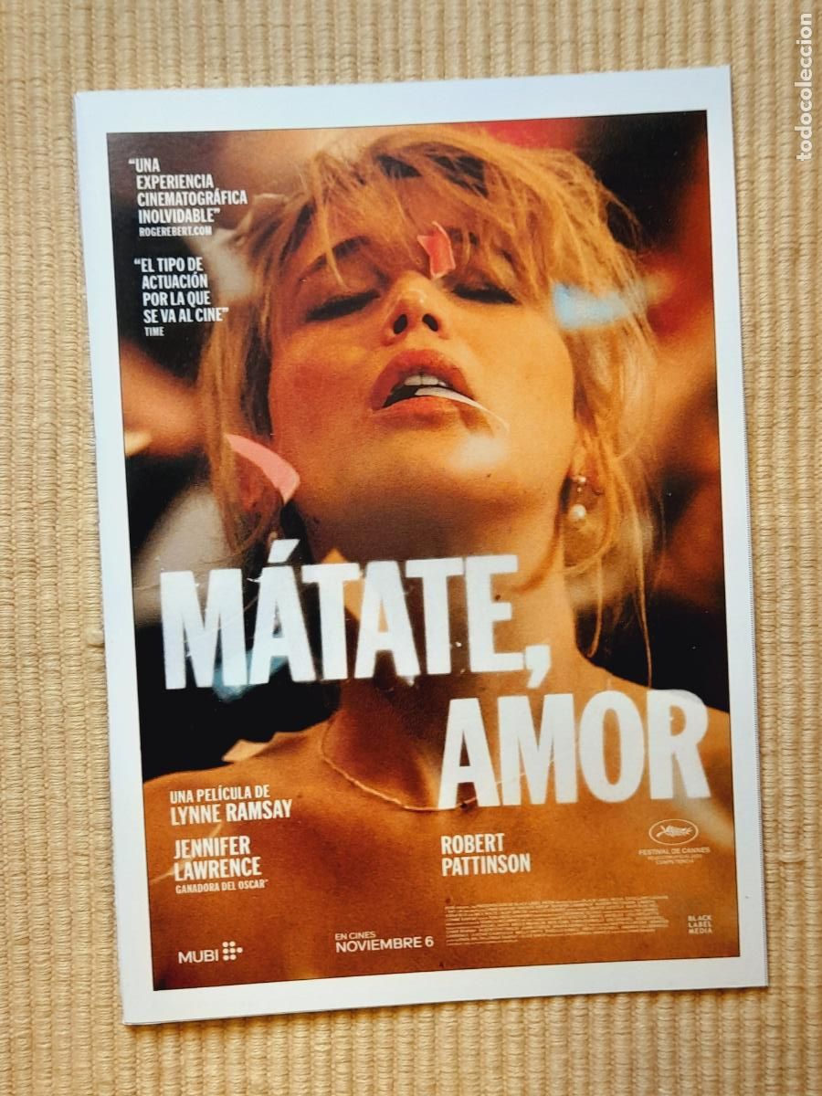 Cine: FICHA CINE. MATAME, AMOR (2025 Lynne Ramsay) Jennifer Lawrence (Distribuye: MUBI)