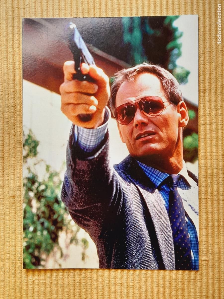 Cine: FICHA ACTOR, FRED DRYER (SERIE TV, HUNTER 1984) REVERSO TEXTO FILMOGRAFIA BASICA Y MAS