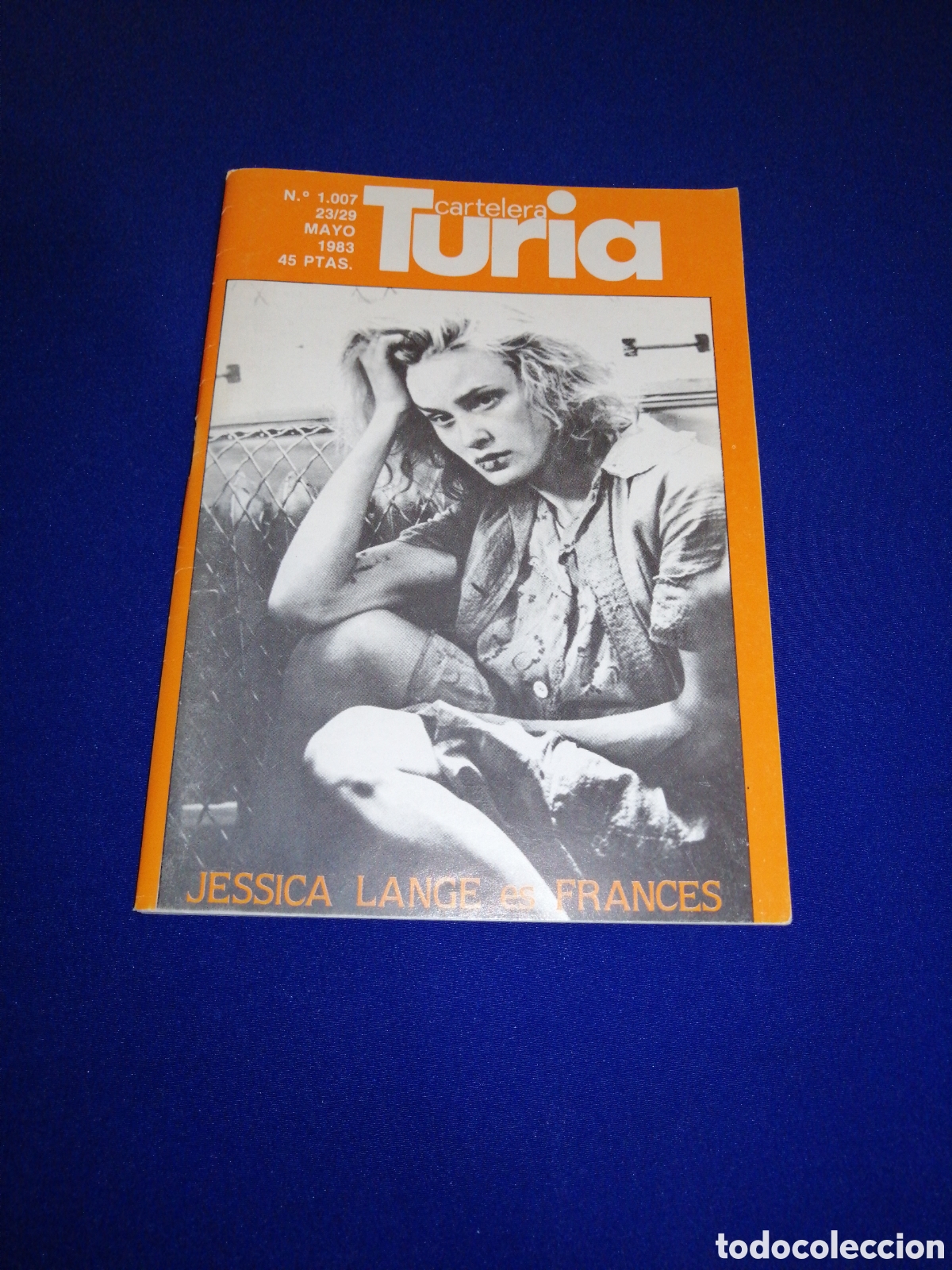 Cin&eacute;ma: CARTELERA TURIA N&Uacute;MERO 1007 A&Ntilde;O 1983 PUBLICIDAD DISCOTECA TROPICAL MOVIDA VALENCIANA