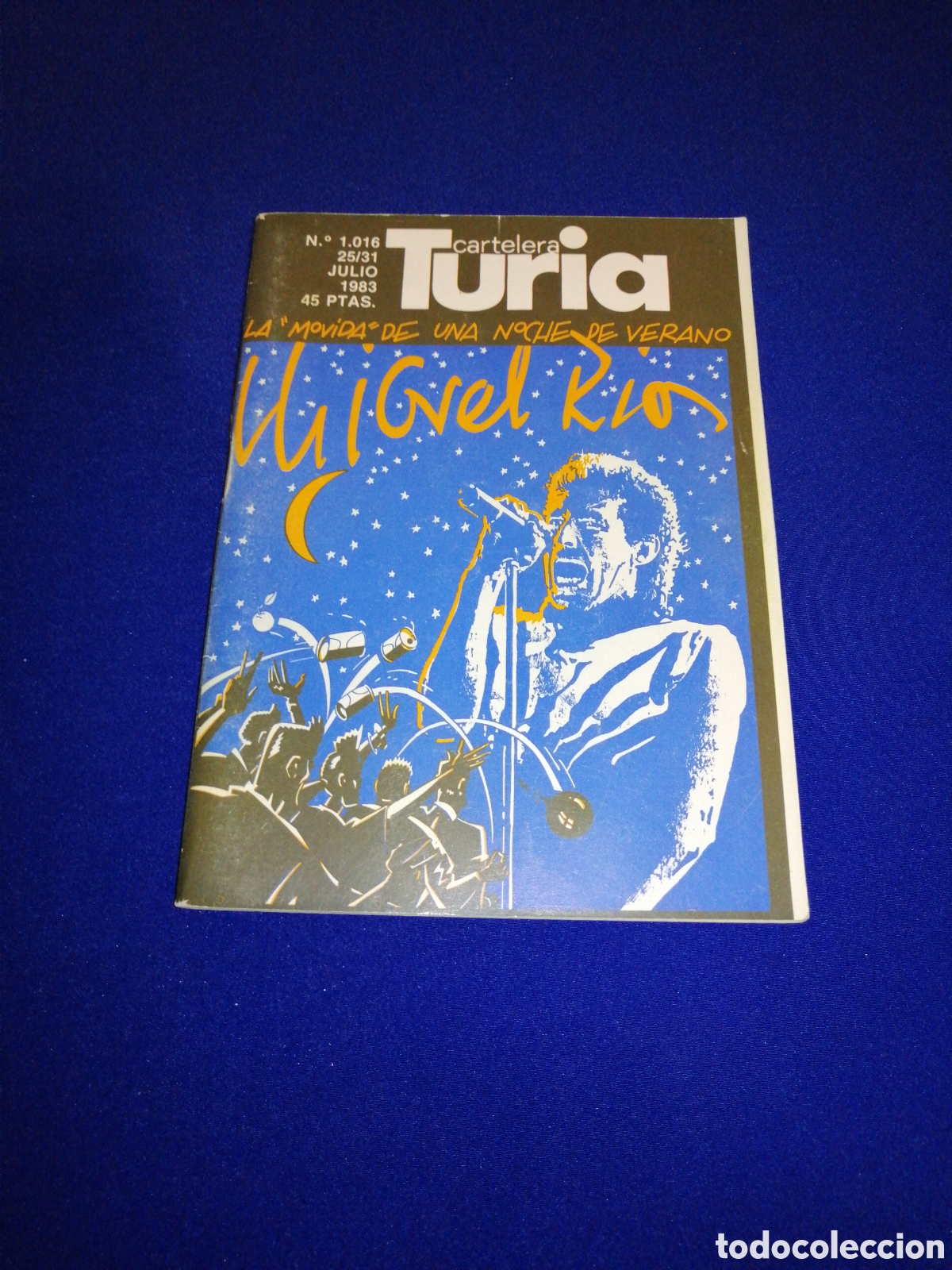 Cine: CARTELERA TURIA N&Uacute;MERO 1016 A&Ntilde;O 1983- MIGUEL RIOS - DISCOTECAS MOVIDA VALENCIANA