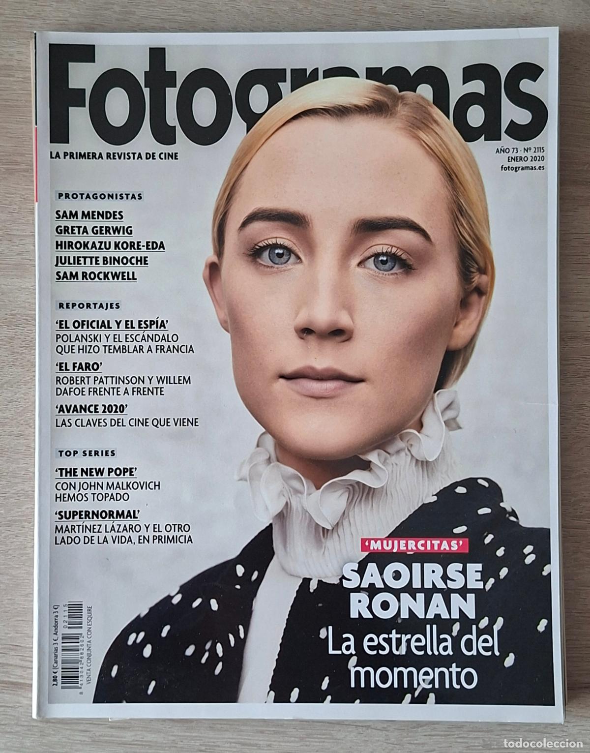 Cine: REVISTA FOTOGRAMAS A&Ntilde;O 73 - N&ordm; 2115 - ENERO 2020 - SAOIRSE RONAN, LA ESTRELLA DEL MOMENTO