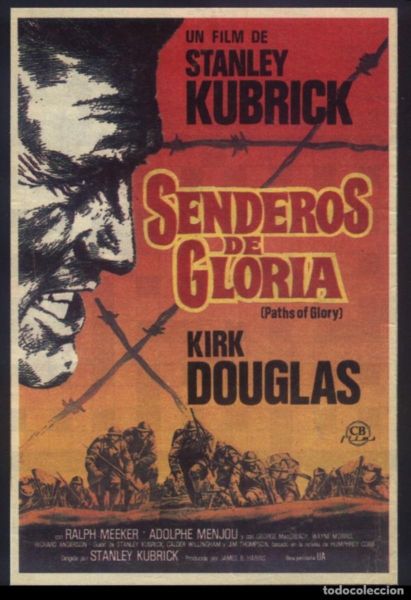 Kino: Q-10792- SENDEROS DE GLORIA (Paths of Glory) (RECORTE PRENSA 9x15) Kirk Douglas