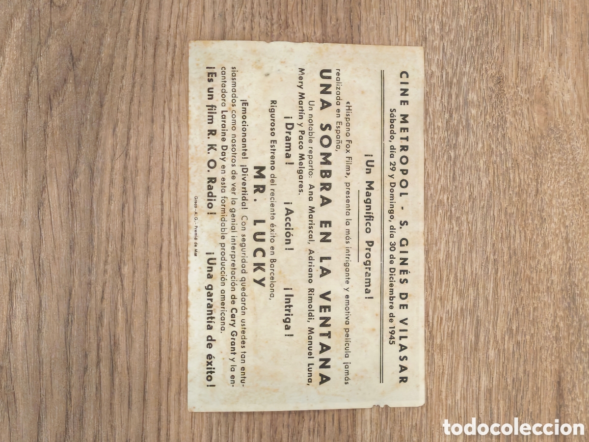 Cine: Varios programas, documentos de cine de los a&ntilde;os 40, 50 - Foto 21