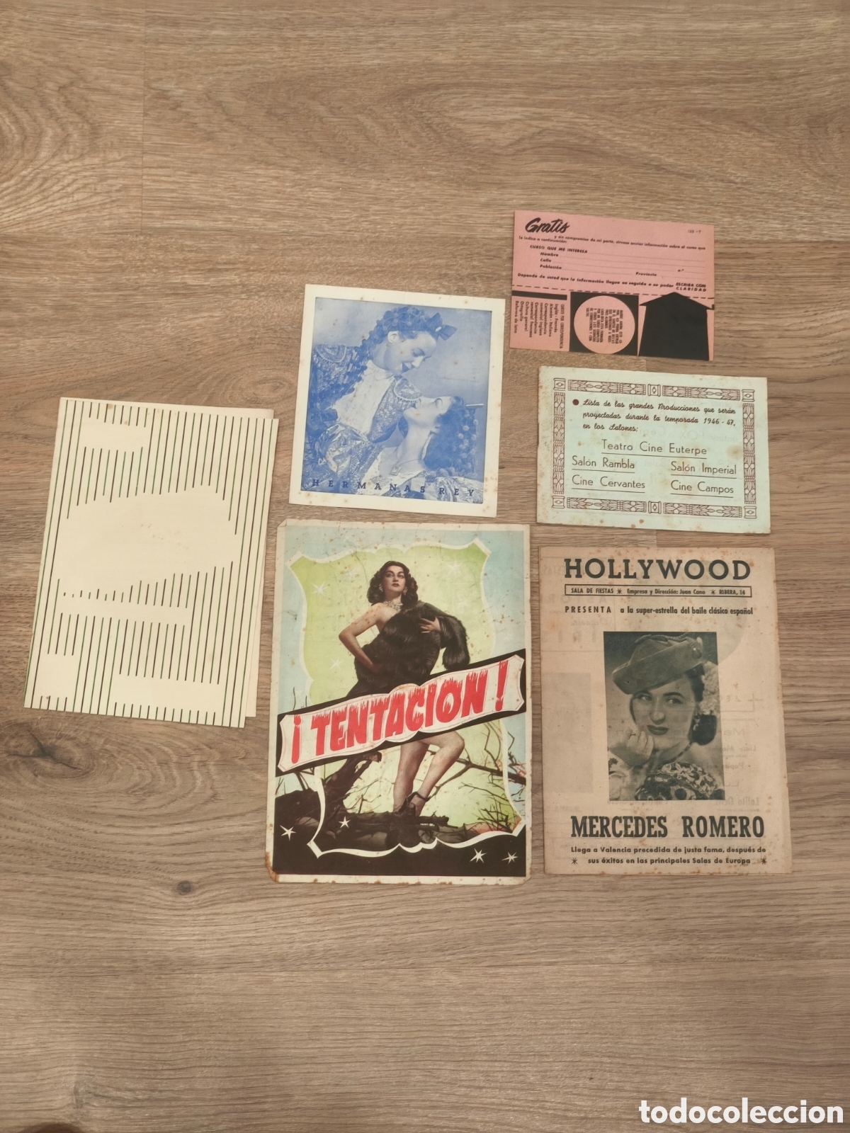 Cine: Varios programas, documentos de cine de los a&ntilde;os 40, 50