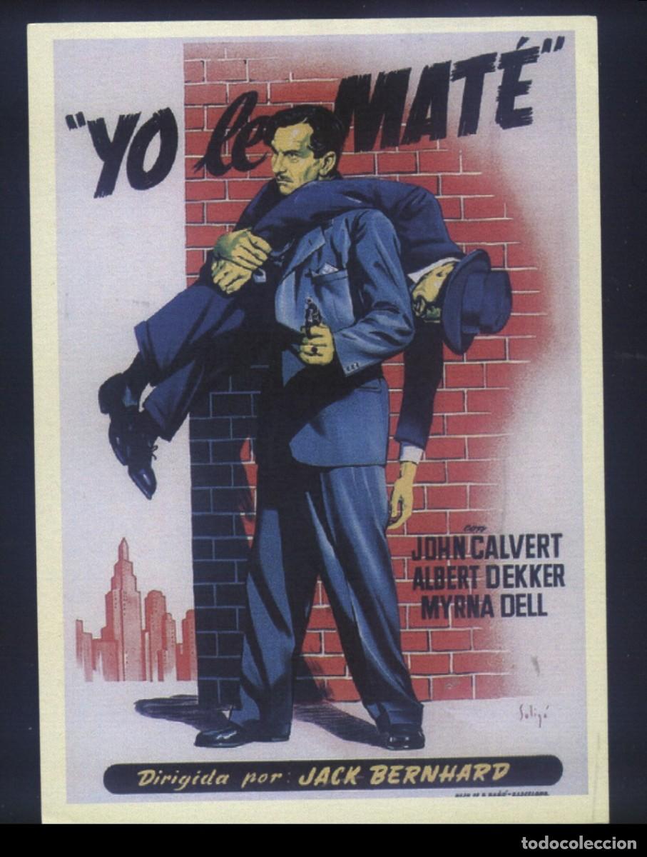 Cine: Q-02278- YO LE MATE (Search For Danger) (SOLIG&Oacute;) (COPIA CON FORMATO FOLLETO MANO) John Calvert