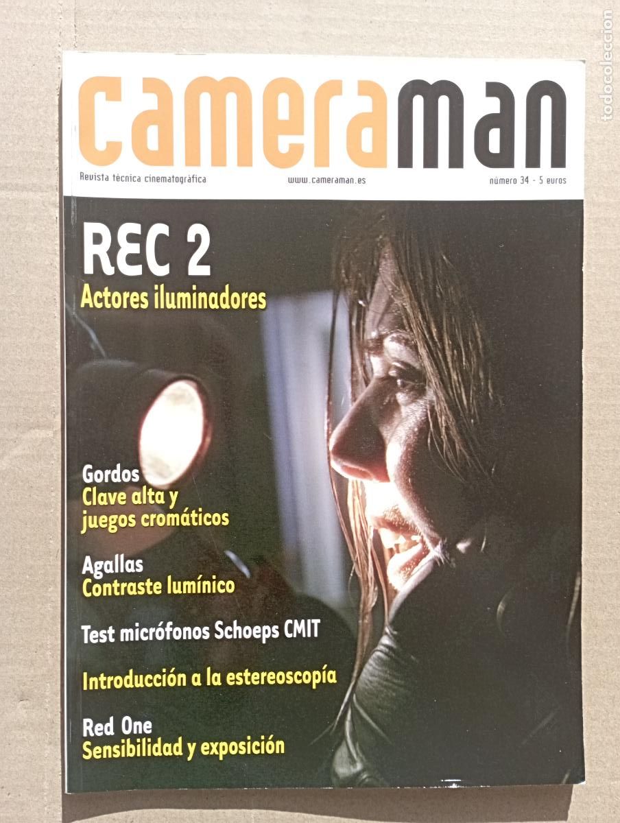 Cine: CAMERAMAN REVISTA T&Eacute;CNICA CINEMATOGR&Aacute;FICA N&ordm; 34 - SEPTIEMBRE 2009 - MUY NUEVA