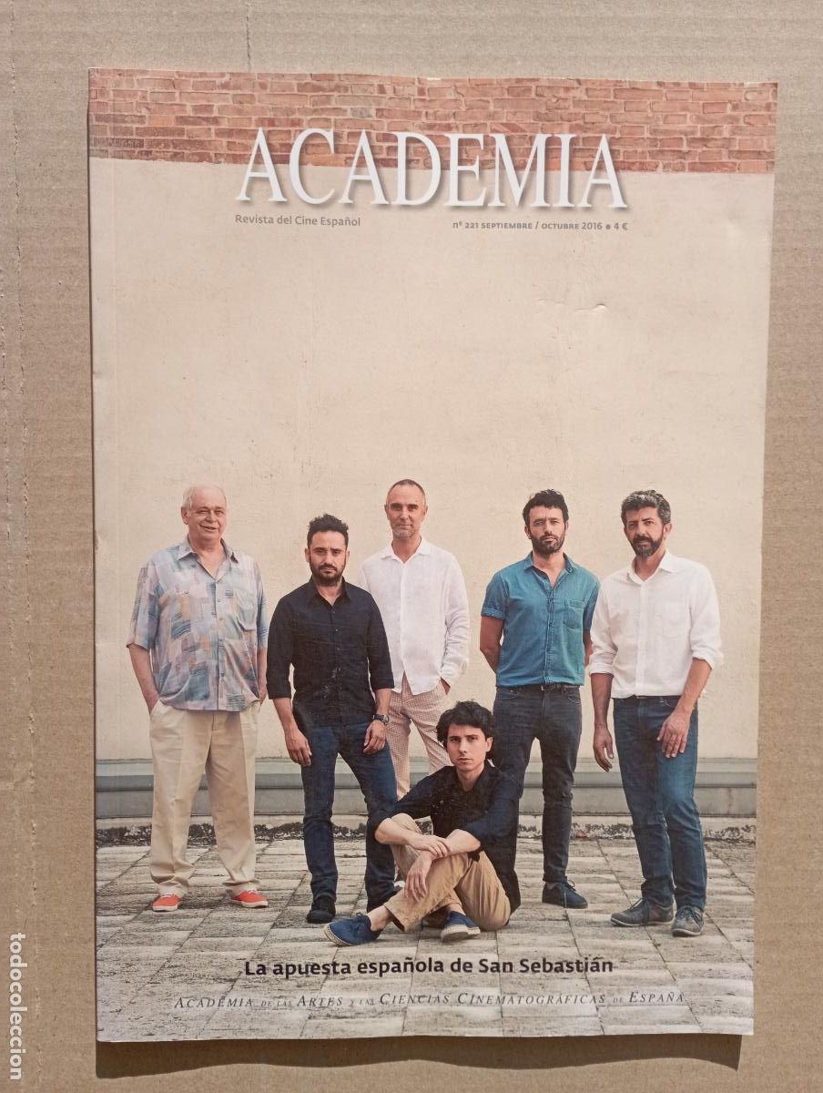 Cine: ACADEMIA REVISTA DEL CINE ESPA&Ntilde;OL NUM 221 SEPTIEMBRE/OCTUBRE 2016 MUY NUEVA O COMO NUEVA