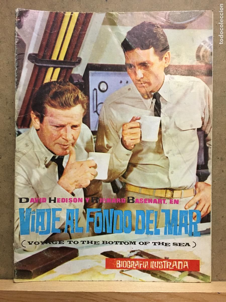 Cine: AEV61 VIAJE AL FONDO DEL MAR FONTAINE PIDGEON SUBMARINISMO REVISTA MONOGRAFICO BIOGRAFIA ILUSTRADA