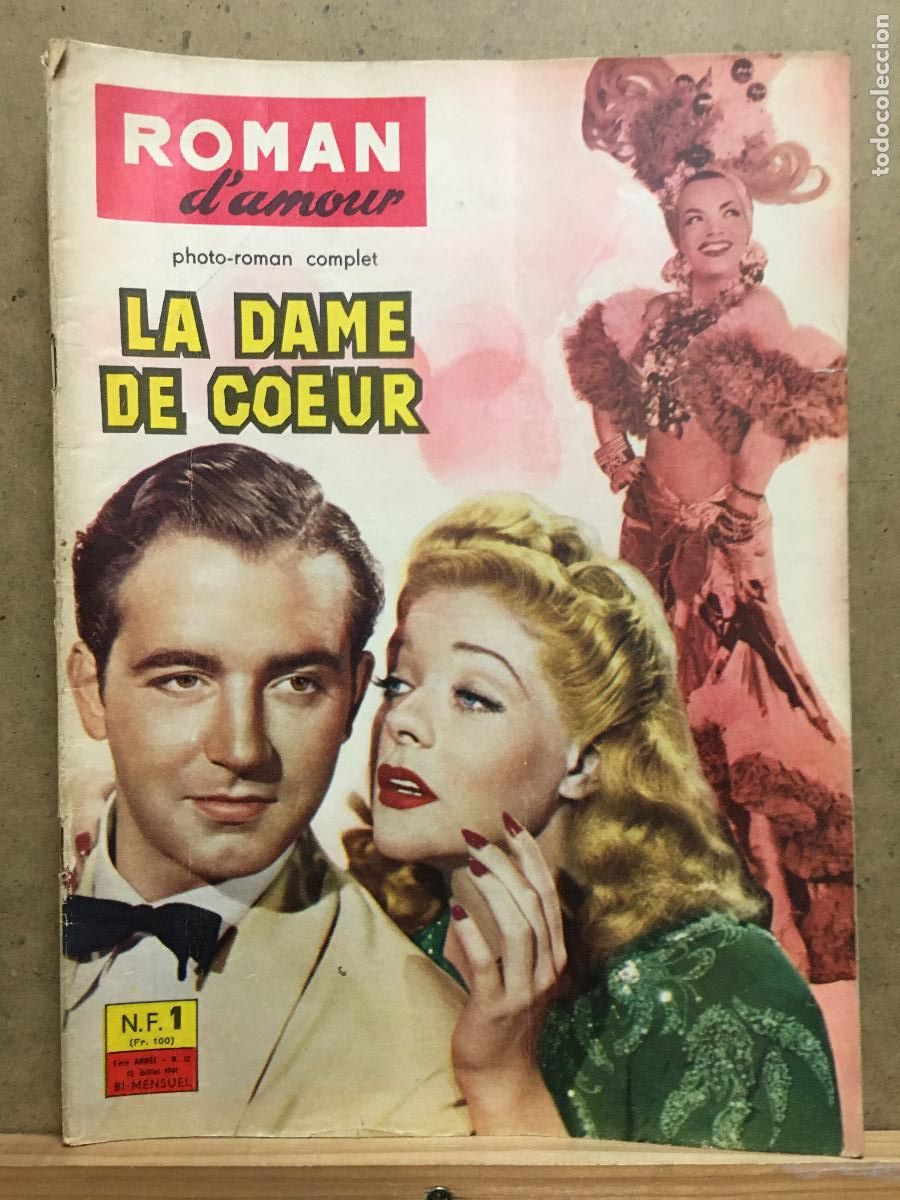 Cine: AEV65 A LA HABANA ME VOY ALICE FAYE CARMEN MIRANDA JOHN PAYNE FOTONOVELA FRANCESA ROMAN D'AMOUR