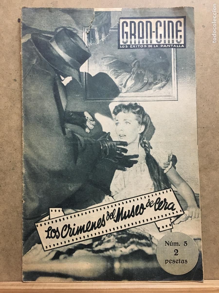 Cine: AEV66 LOS CRIMENES DEL MUSEO DE CERA VINCENT PRICE TERROR NOVELA con fotos GRAN CINE