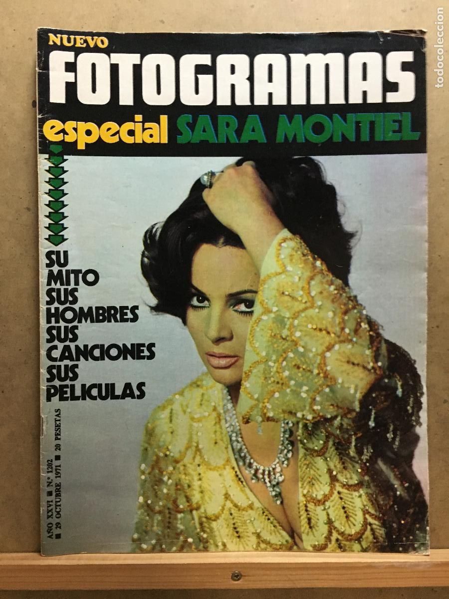 Cine: AEV73 ESPECIAL SARA MONTIEL FOTOGRAMAS REVISTA ESPA&Ntilde;OLA N&ordm; 1202 29 octubre 1971