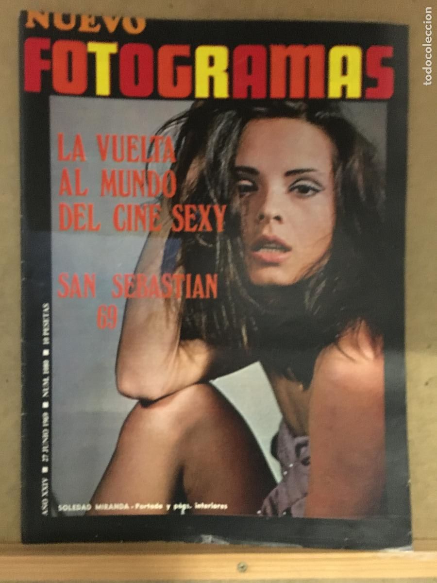Cine: AEV75 SOLEDAD MIRANDA FOTOGRAMAS REVISTA ESPA&Ntilde;OLA N&ordm; 1080 27 JUNIO 1969