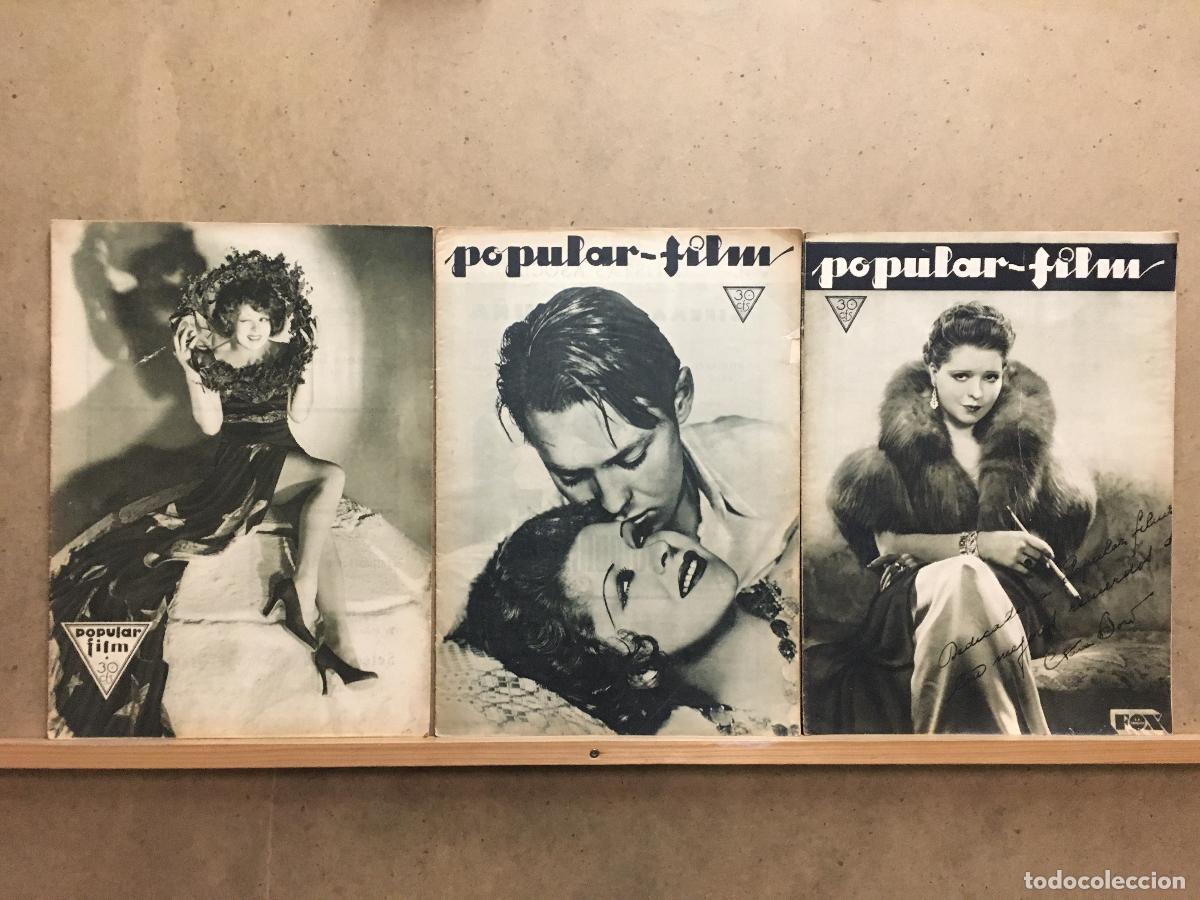 Cinéma: AEV84 CLARA BOW LOTE 3 POPULAR FILM REVISTA ESPAÑOLA Nº 229 346 392