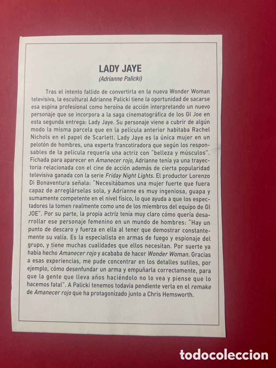 Cine: W27. CARTEL - LADY JAYE - Foto 2