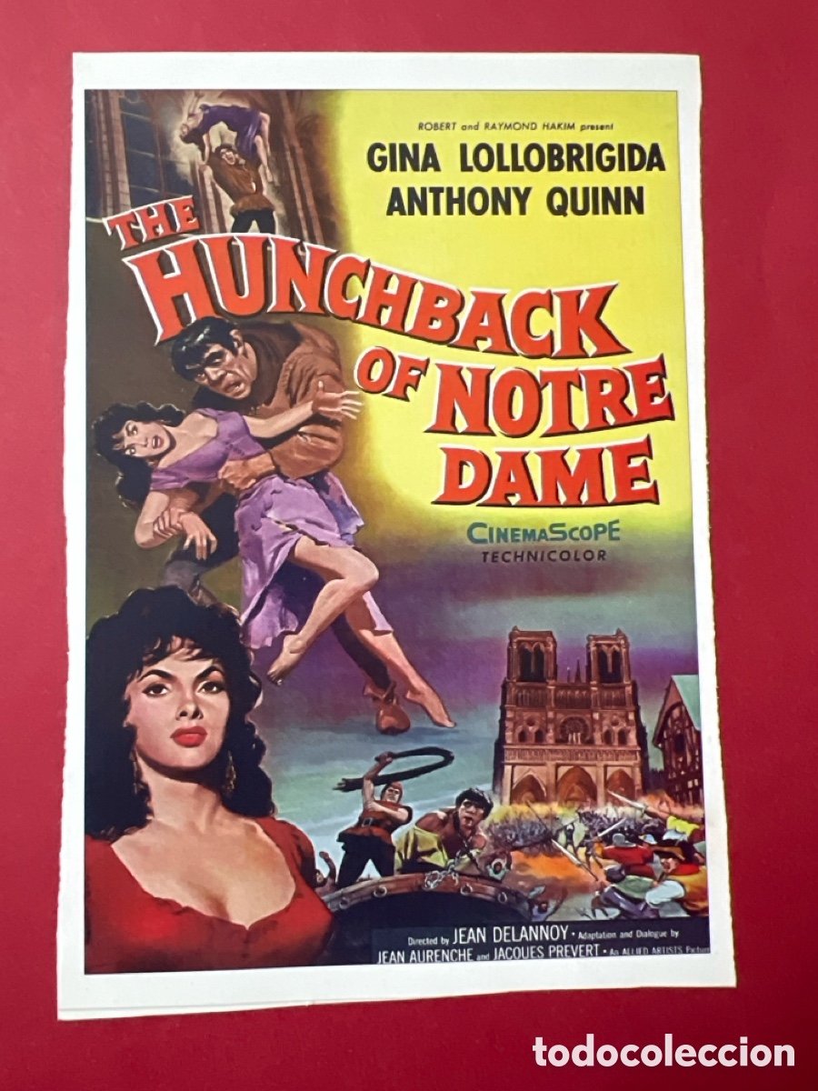 Cine: W43. CARTEL-MAN&Iacute;A V&Iacute;CTOR HUGO - NUESTRA SE&Ntilde;ORA DE PARIS