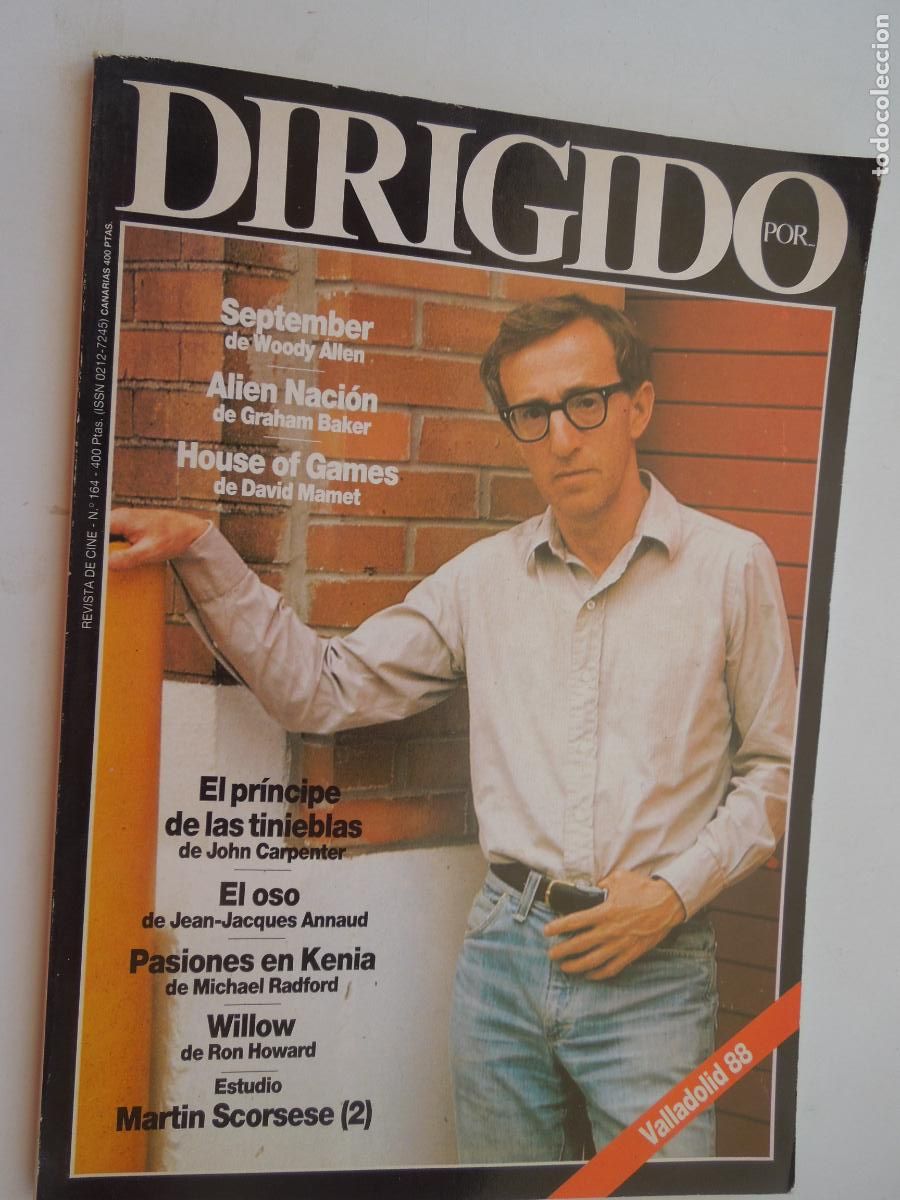 Cine: DIRIGIDO POR N&ordm; 164 , REVISTA DE CINE DICIEMBRE 1988 - ESTUDIO SCORSESE (2). WILLOW. EL PRINCIPE D