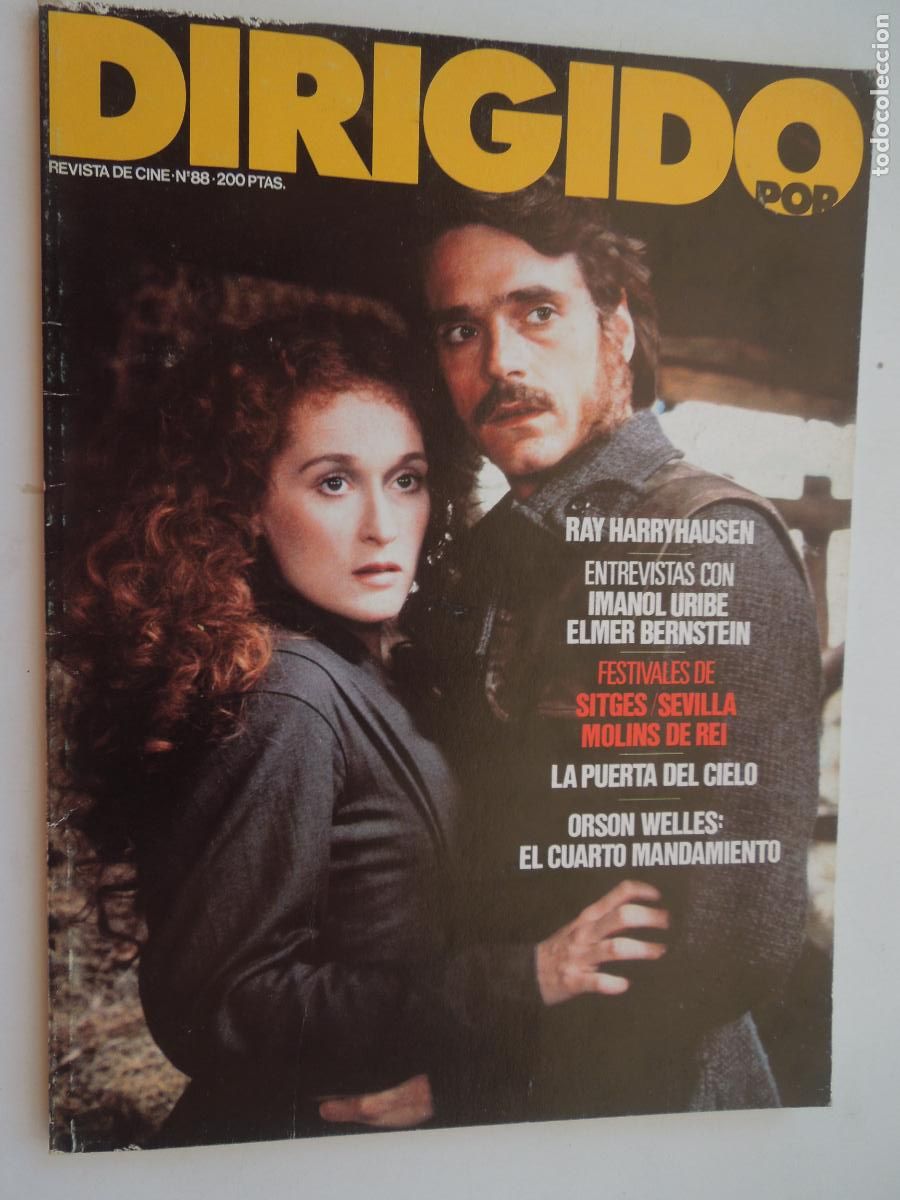 Cine: DIRIGIDO POR N&ordm; 88 , REVISTA DE CINE -DICIEMBRE 1981 -RAY HARRYHAUSEN. IMANOL URIBE. ELMER BERNSTEIN