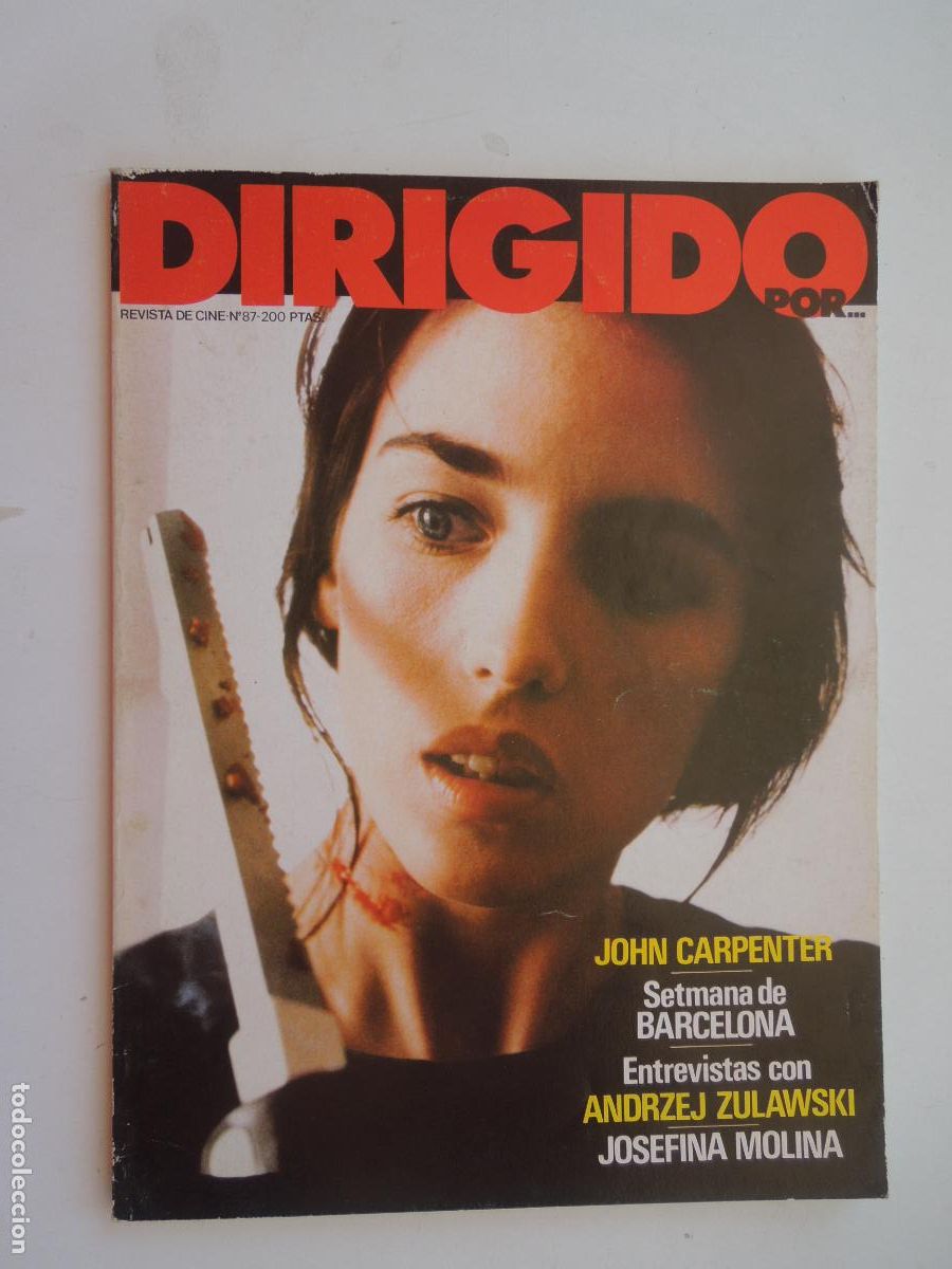 Cine: DIRIGIDO POR N&ordm; 87 , REVISTA DE CINE -NOVIEMBRE 1981 -JOHN CARPENTER. ANDREZEJ ZULAWSKI. JOSEFINA MO