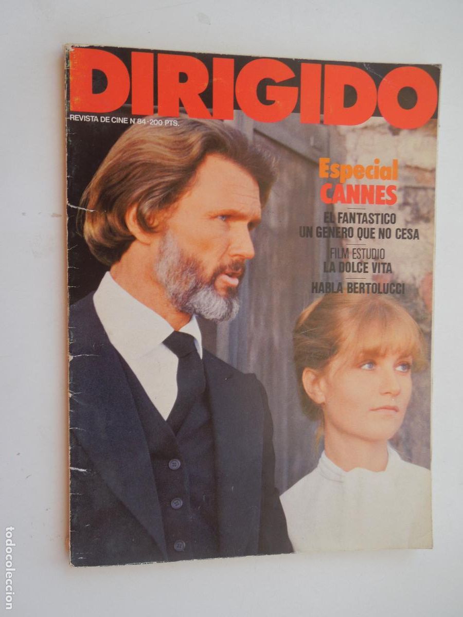Cine: DIRIGIDO POR N&ordm; 84 , REVISTA DE CINE -JULIO 1981 -LA DOLCE VITA. BERTOLUCCI. ESPECIAL CANNES.