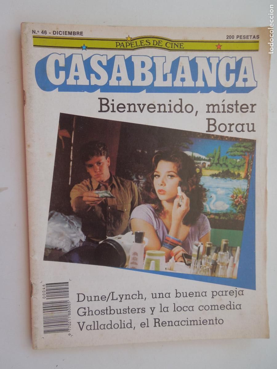 Cine: CASABLANCA N&ordm; 46 - REVISTA DE CINE DICIEMBRE 1983--(Borau, Lynch)