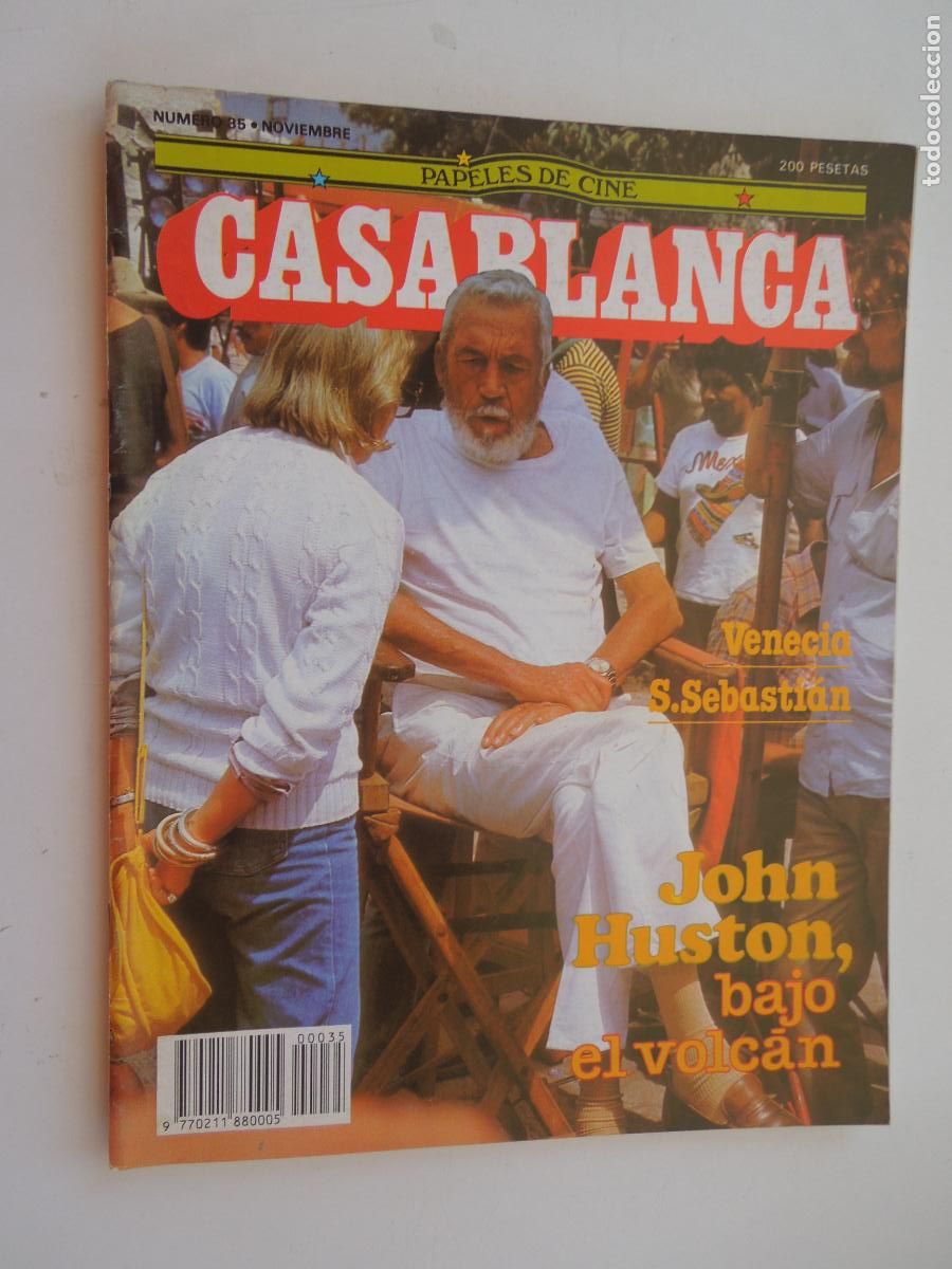 Cine: CASABLANCA N&ordm; 35 - REVISTA DE CINE - NOVIEMBRE 1983 - JOHN HUSTON. VENECIA - SAN SEBASTI&Aacute;N.