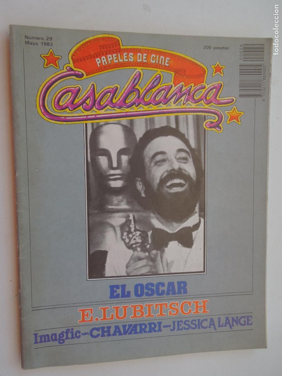 Cine: CASABLANCA N&ordm; 29 - REVISTA DE CINE -MAYO 1983 -IMAGFIC 83, ROGER CORMAN, JAIME CH&Aacute;VARRI