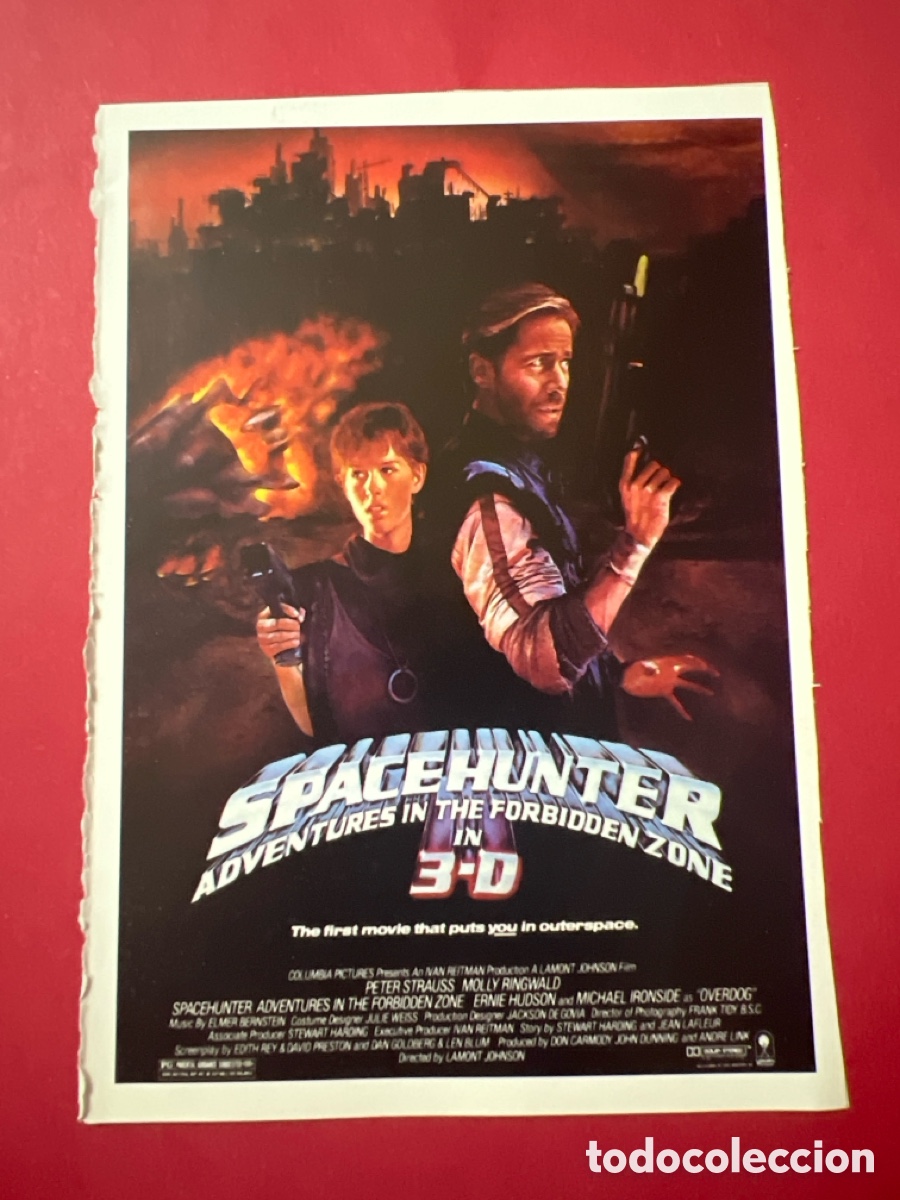 Cine: W76. TERROR MAN&Iacute;A-LOS MASCARRAS DEL CINE - CAZADOR DEL ESPACIO - AVENTURAS EN LA ZONA PROHIBIDA