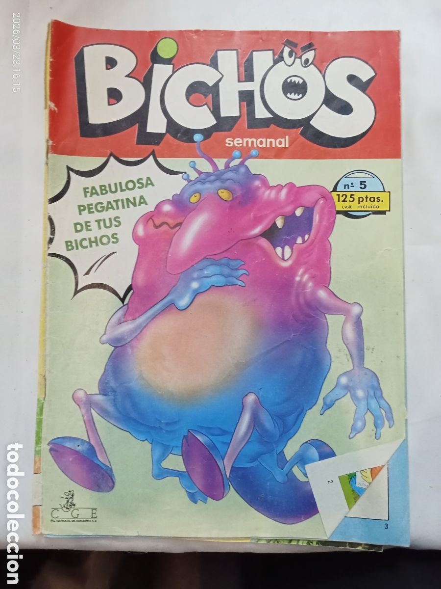 Cine: Lote 3 revista Bichos n&deg;5,8 y12