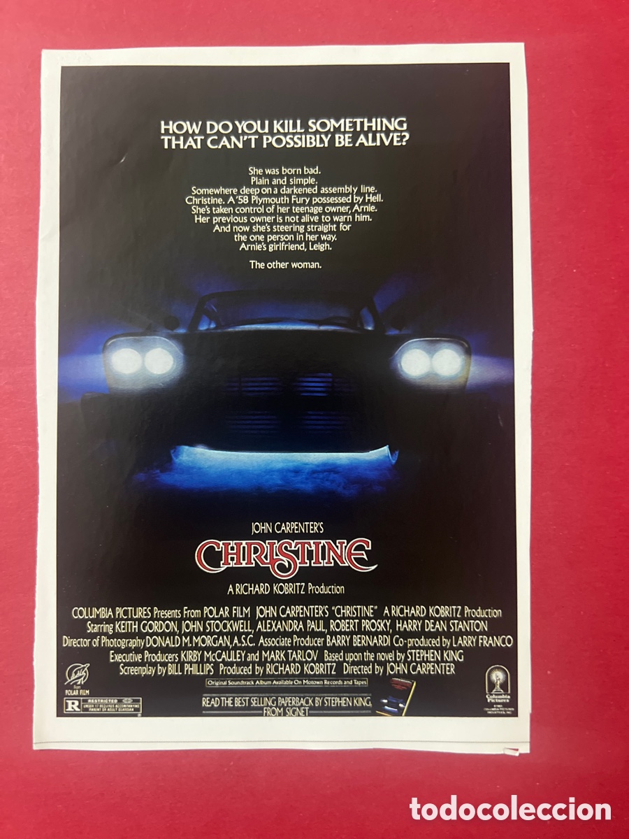 Cine: W98. TERROR - MAN&Iacute;A STEPHEN KING - CHRISTINE