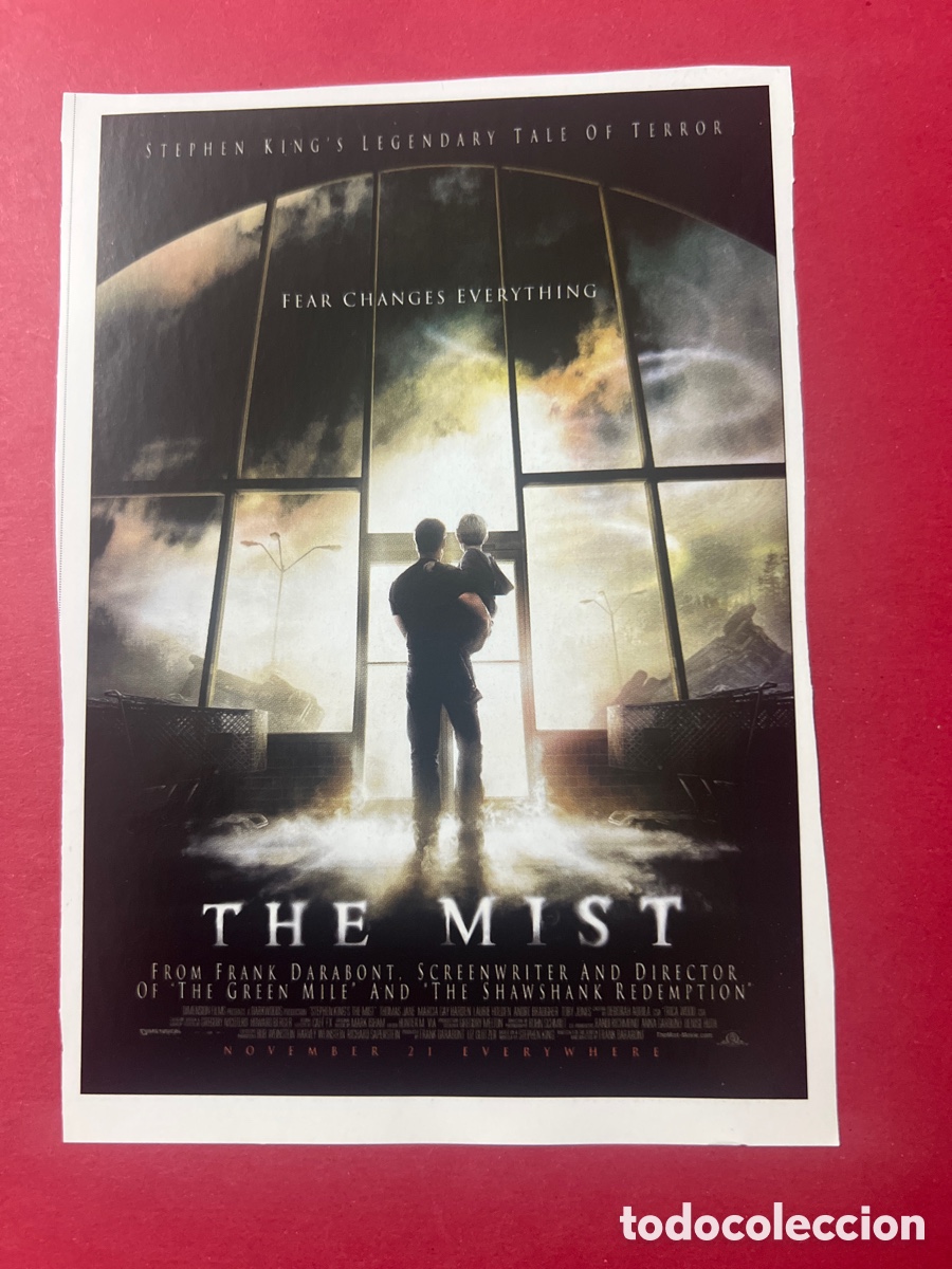 Cine: W102. CARTEL - MAN&Iacute;A STEPHEN KING - LA NIEBLA