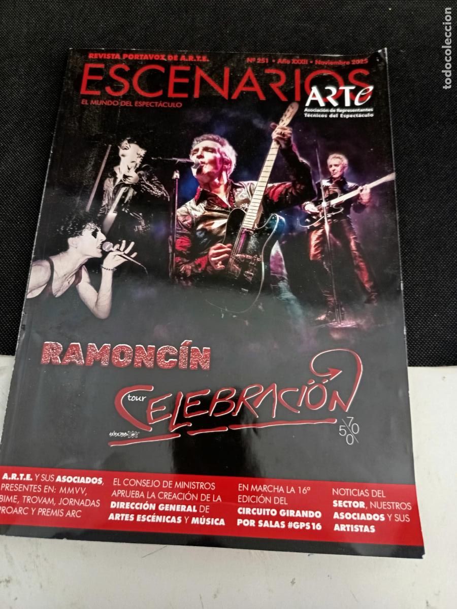Cine: Revista escenarios RAMONCIN MERCHE TAM TAM GO REBECA entre muchos otros