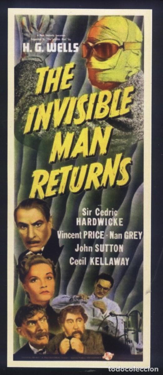 Cine: Q-09660- The Invisible Man Returns (El hombre invisible vuelve) Vincent Price - Cedric Hardwicke