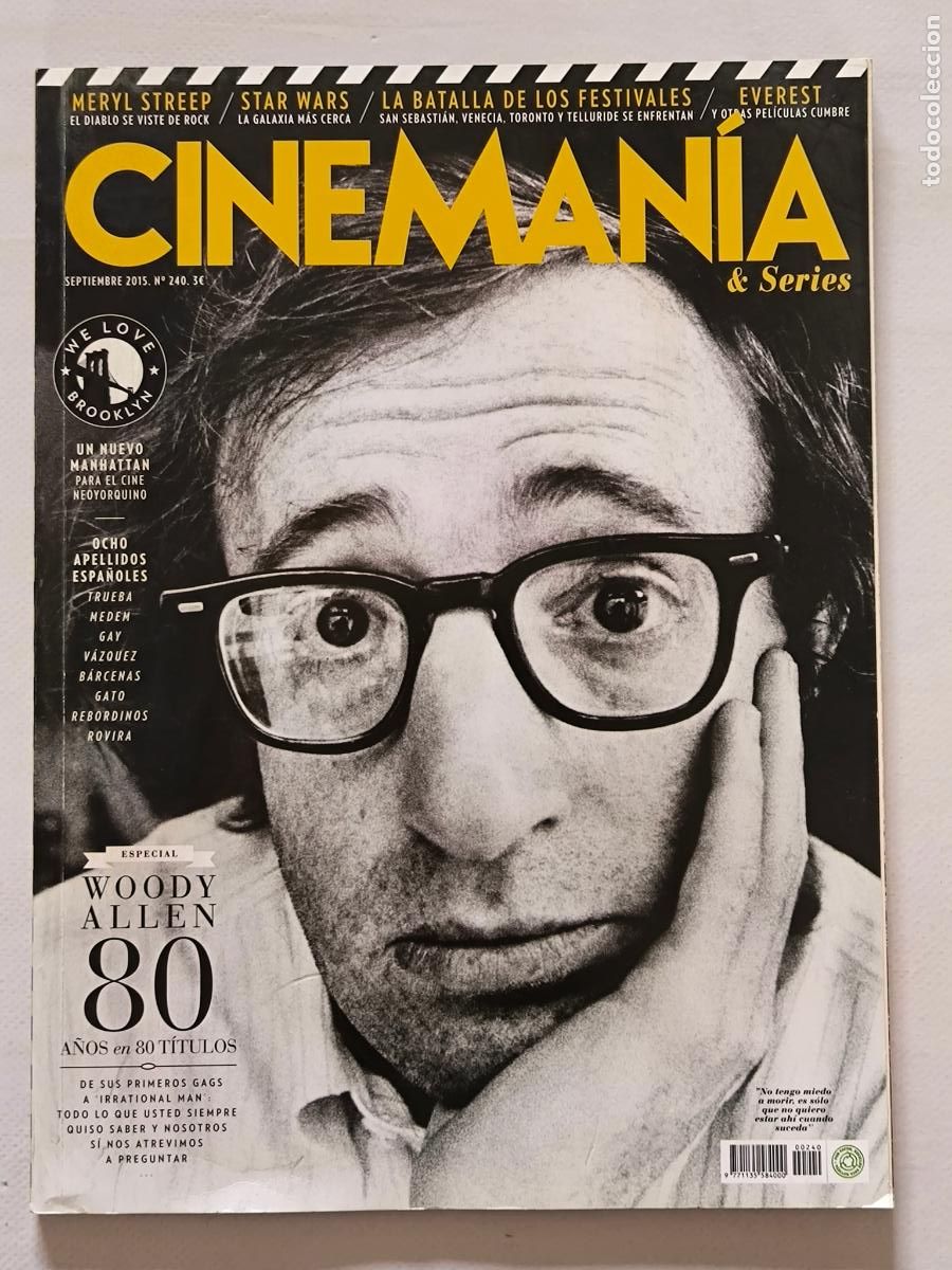 Cine: REVISTA CINEMANIA N&ordm; 240 - SEPTIEMBRE 2015 - ESPECIAL WOODY ALLEN (G3)