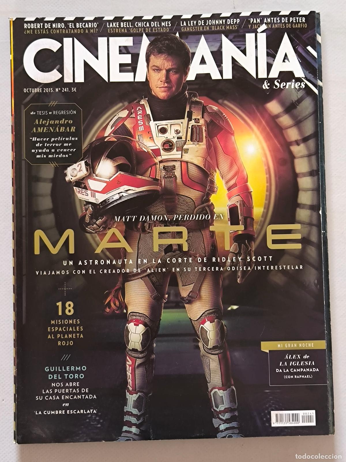 Cine: REVISTA CINEMANIA N&ordm; 241 - OCTUBRE 2015 - MARTE / GUILLERMO DEL TORO (G3)