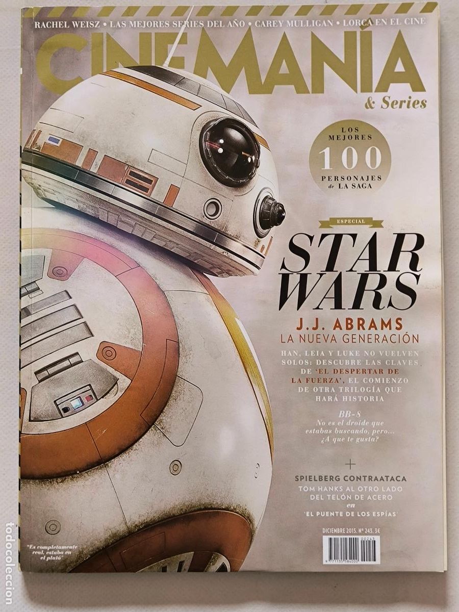 Cine: REVISTA CINEMANIA N&ordm; 243 - DICIEMBRE 2015 - ESPECIAL STAR WARS (G3)