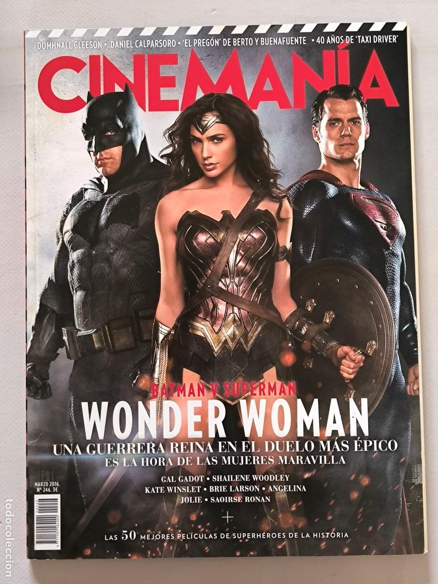 Cine: REVISTA CINEMANIA N&ordm; 246 - MARZO 2016 - BATMAN V SUPERMAN / WONDER WOMAN (G3)