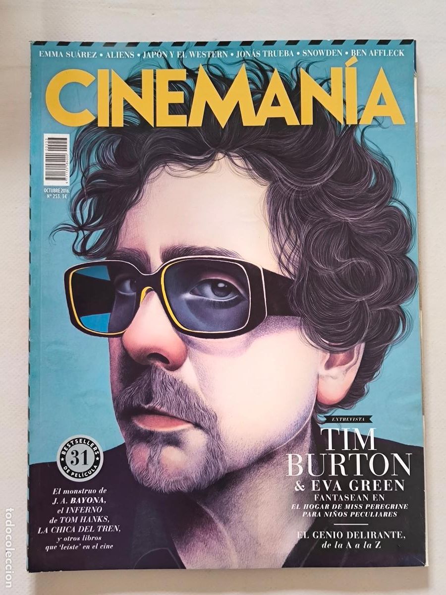 Cine: REVISTA CINEMANIA N&ordm; 253 - OCTUBRE 2016 - TIM BURTON (GR)