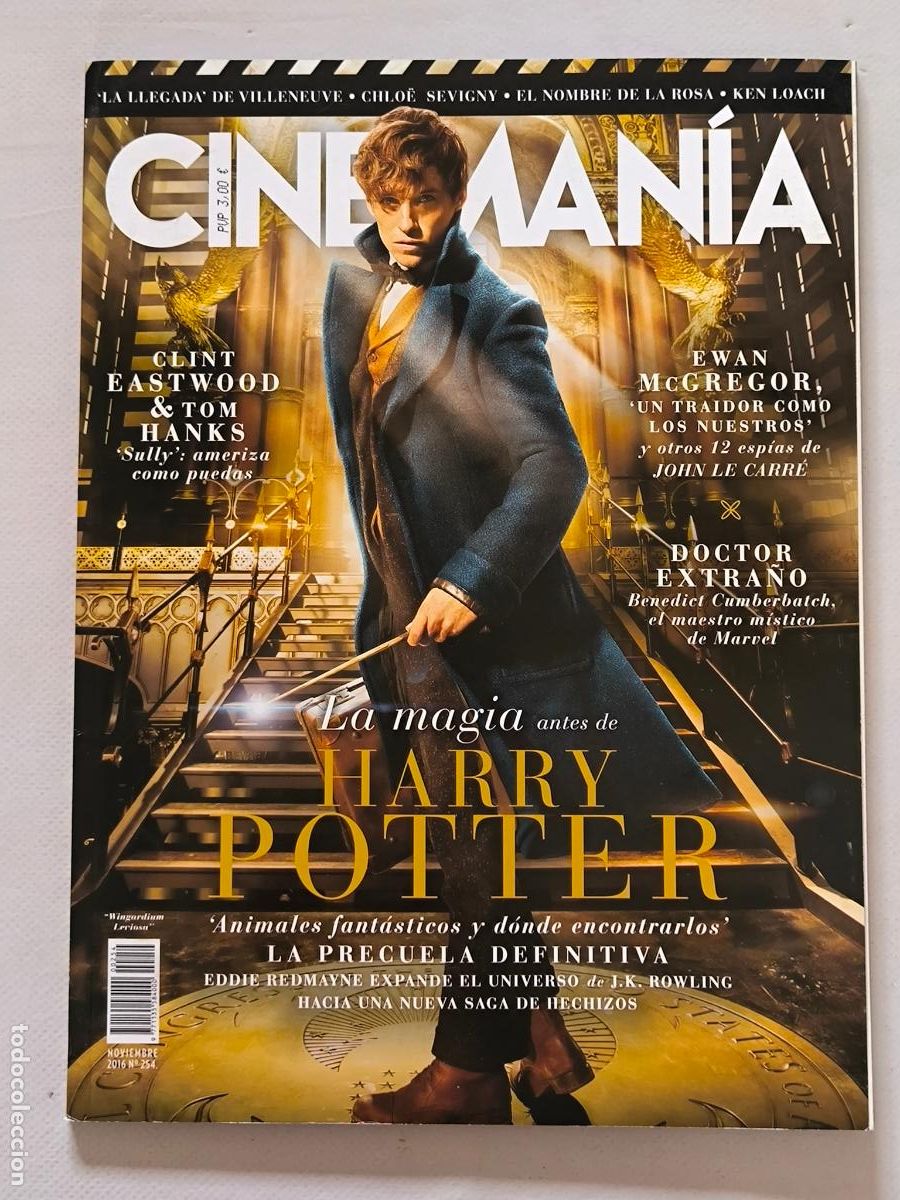 Cine: REVISTA CINEMANIA N&ordm; 254 - NOVIEMBRE 2016 - ANIMALES FANTASTICOS Y DONDE ENCONTRARLOS (GR)