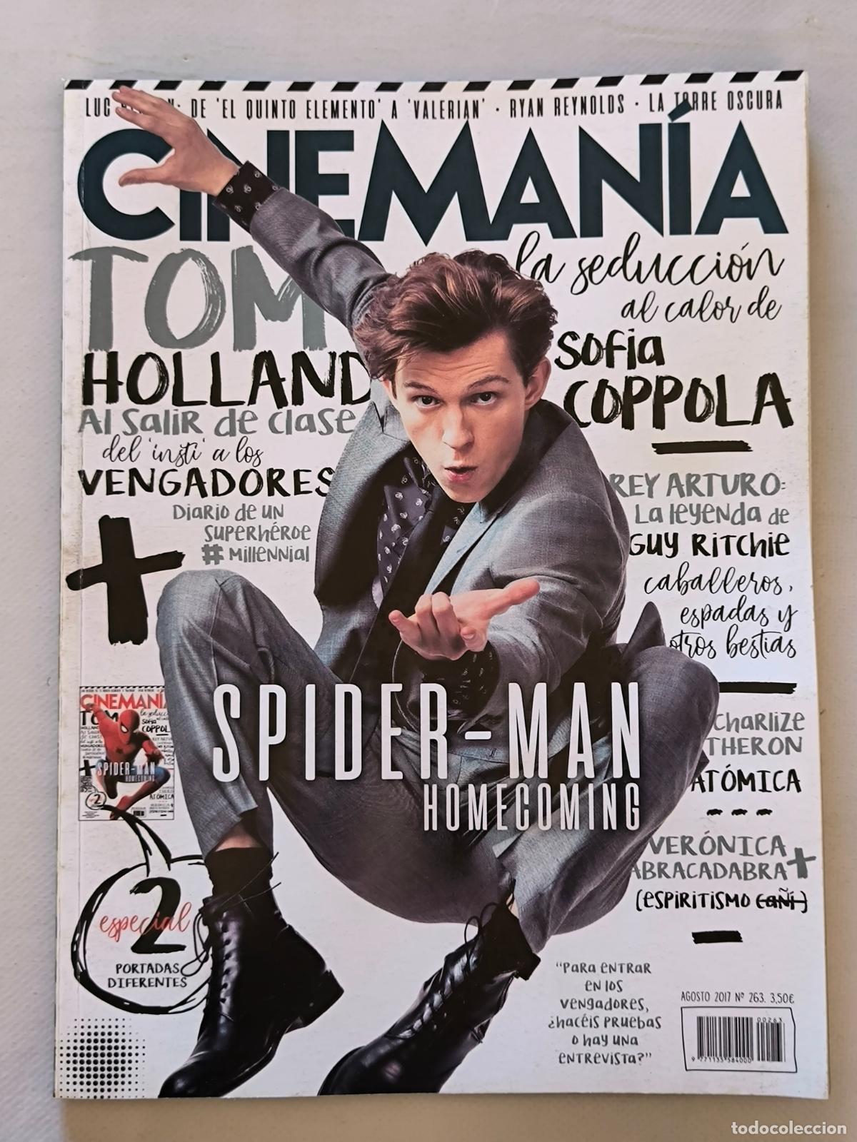 Cine: REVISTA CINEMANIA N&ordm; 263 - AGOSTO 2017 - SPIDER-MAN HOMECOMING / TOM HOLLAND (HL)
