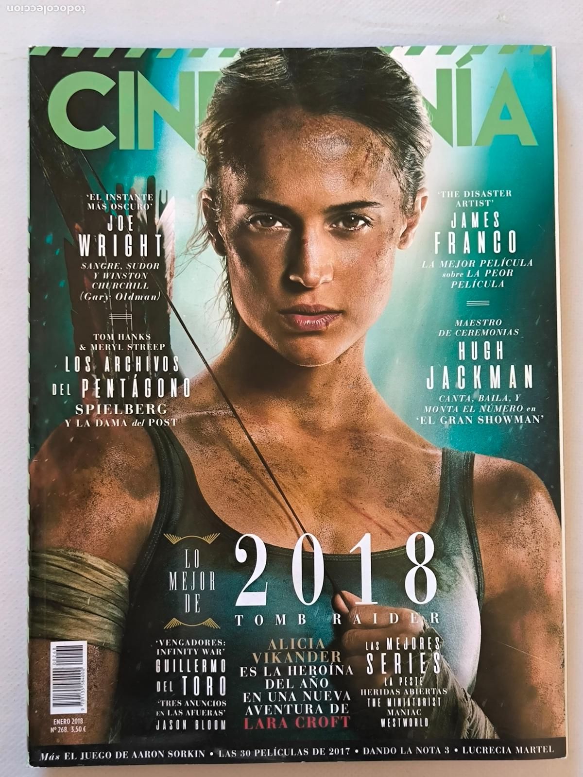 Cine: REVISTA CINEMANIA N&ordm; 268 - ENERO 2018 - TOMB RAIDER / LO MEJOR DE 2017 (HL)