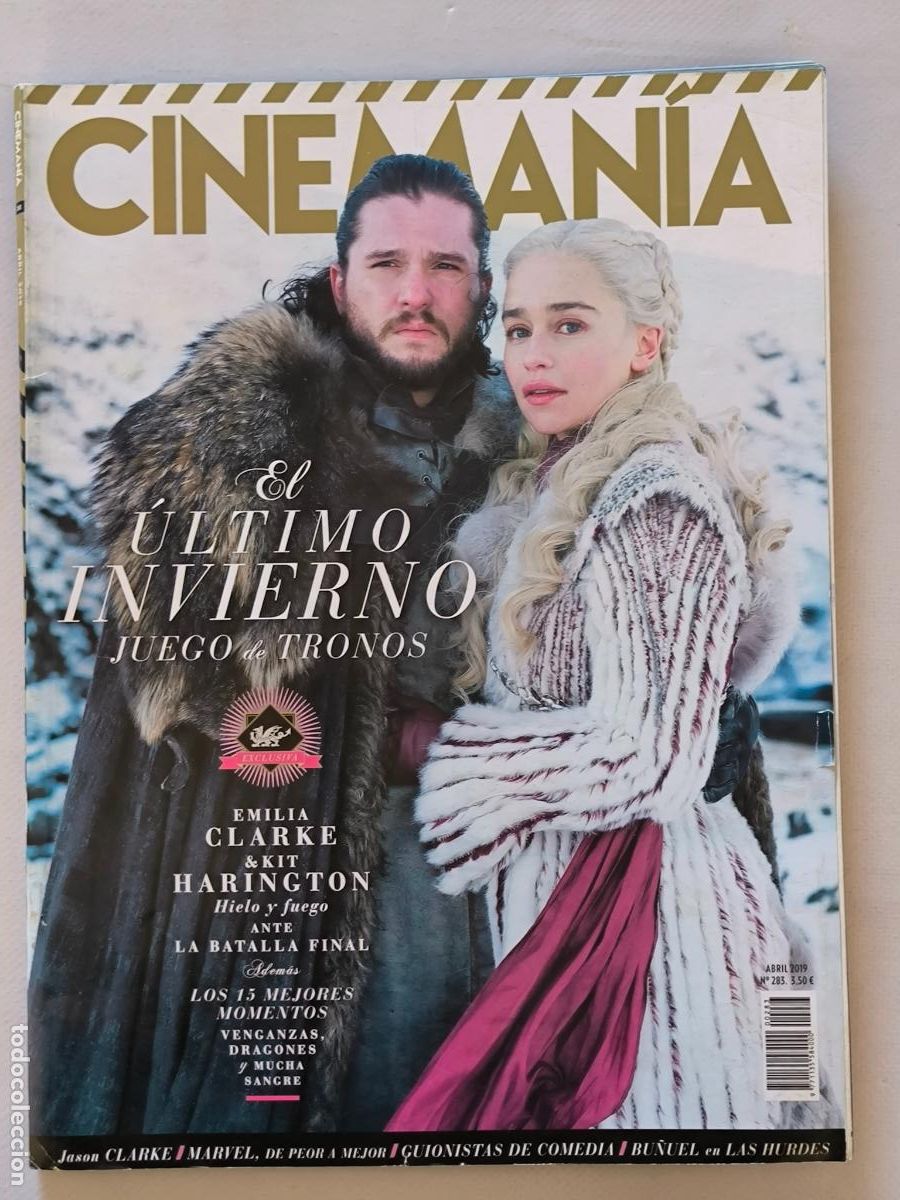 Cine: REVISTA CINEMANIA N&ordm; 283 - ABRIL 2019 - JUEGO DE TRONOS / EMILIA CLARKE (HL)