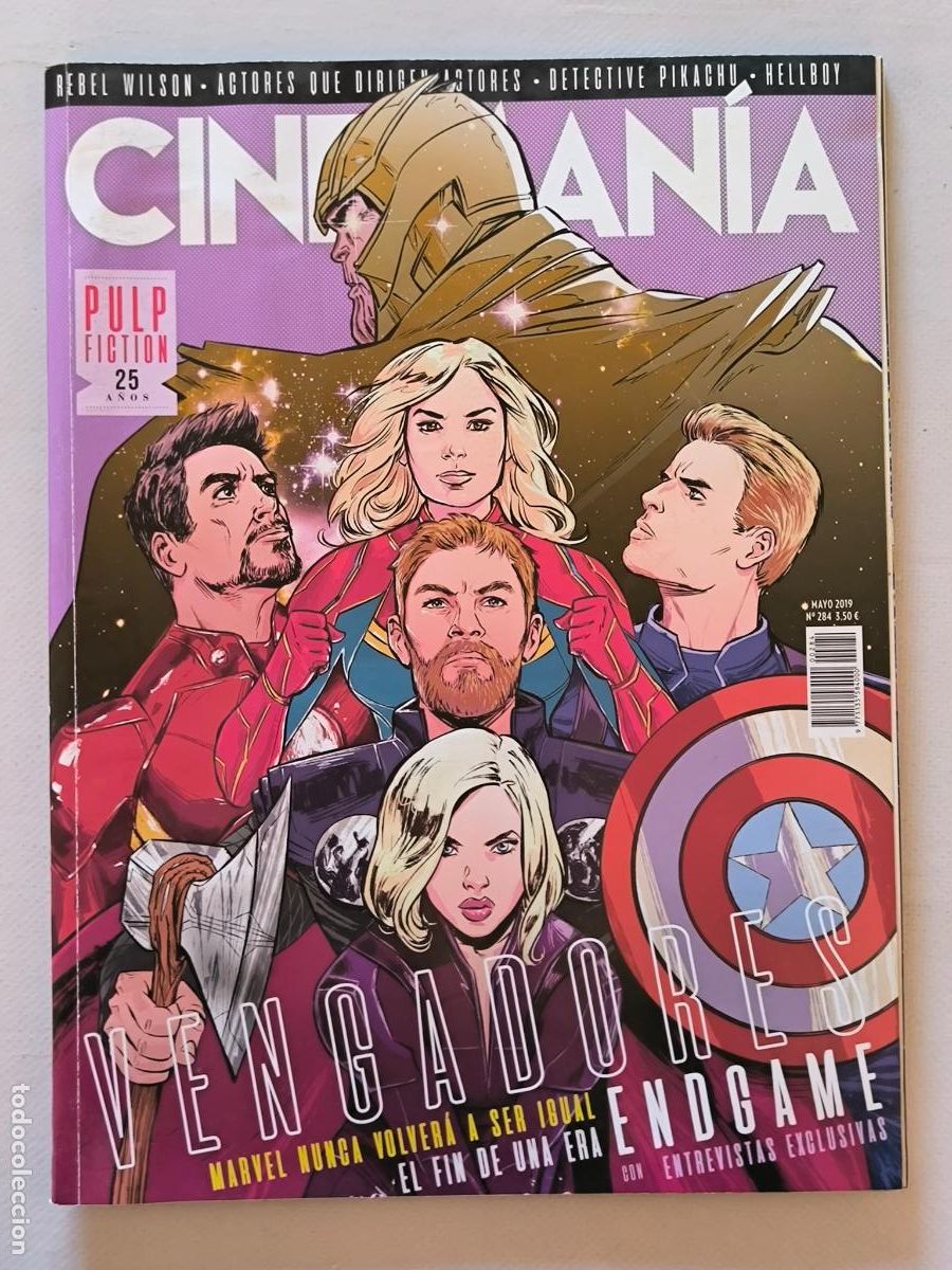 Cine: REVISTA CINEMANIA N&ordm; 284 - MAYO 2019 - VENGADORES ENDGAME / PULP FICTION 25 A&Ntilde;OS (HL)