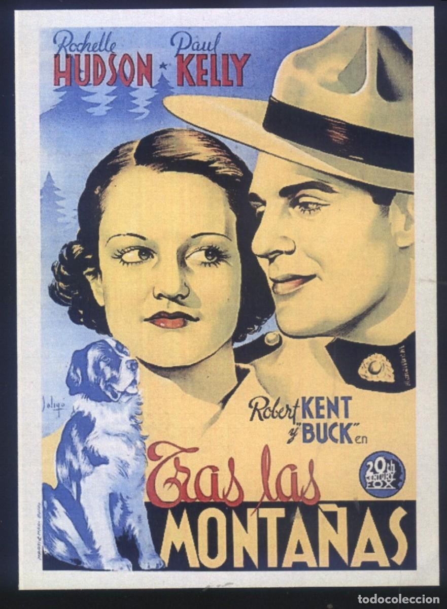 Cine: Q-07576- TRAS LAS MONTA&Ntilde;AS (The Country Beyond) (SOLIG&Oacute;) COPIA CON FORMATO FOLLETO MANO