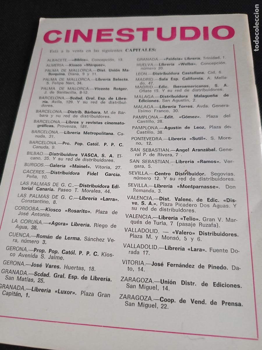 Cine: Revista de Ciine Cinestudio a&ntilde;os 70