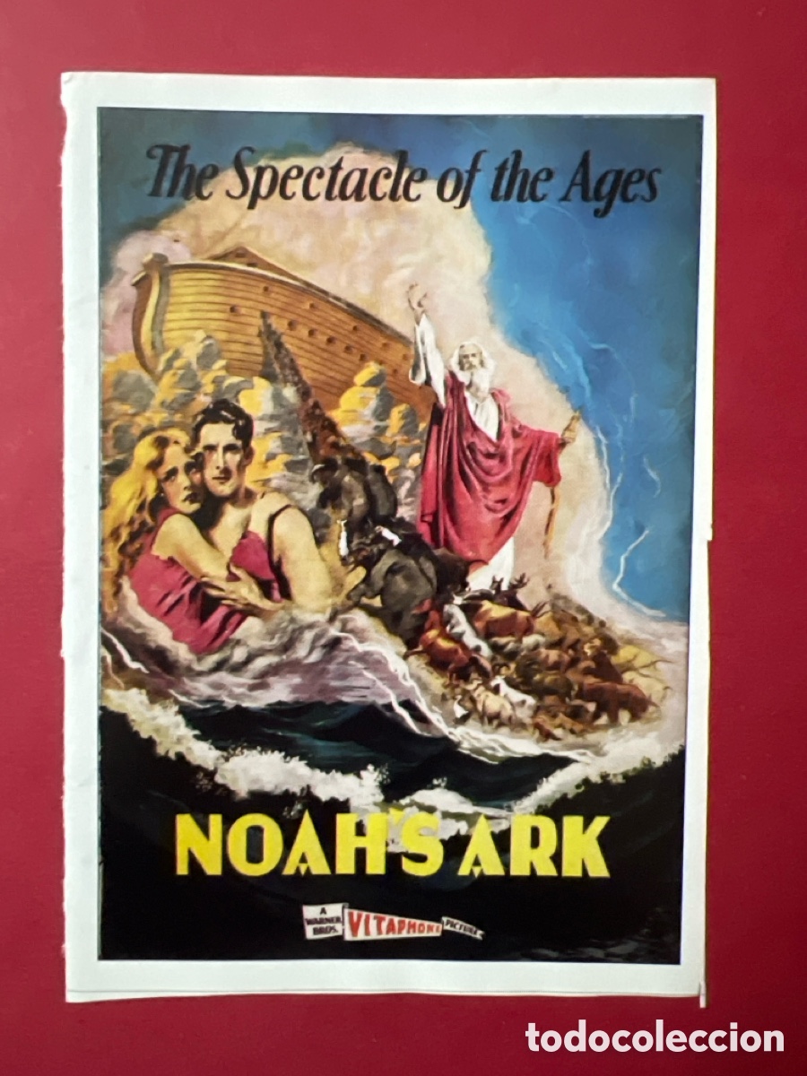 Cine: W122. CARTEL-MAN&Iacute;A CL&Aacute;SICOS CINE B&Iacute;BLICO- EL ARCA DE NOR