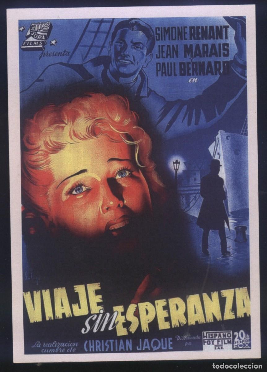 Cine: Q-00544- VIAJE SIN ESPERANZA (Voyage sans espoir) (SOLIG&Oacute;) COPIA CON FORMATO FOLLETO MANO